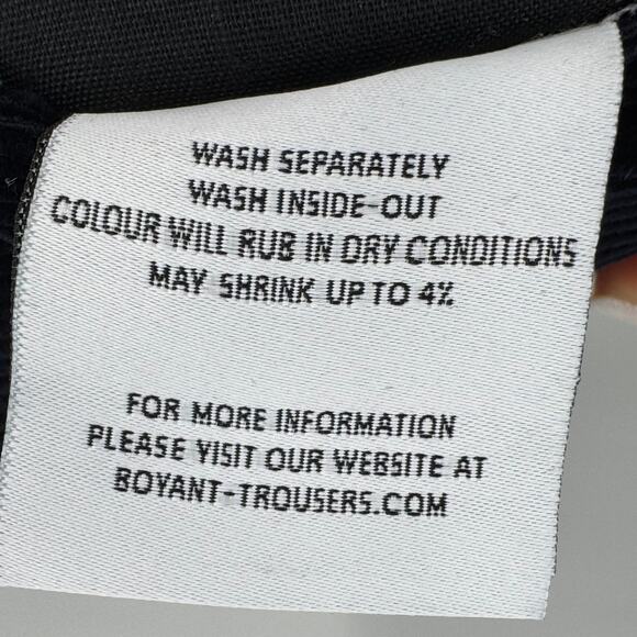 Boyant trousers men's L First Cut straight buckle pleated cuffed corduroy pants - Picture 11 of 11